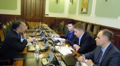 20 March 2015 The Chairman of the Committee on Constitutional and Legislative Issues in meeting with the Deputy Head of the OSCE Mission to Serbia 